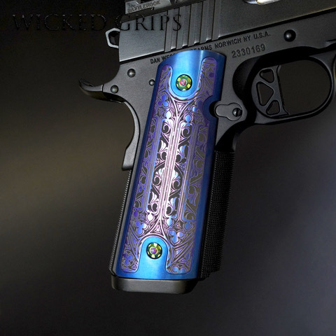 1911 Hybrid gothic handgun grips